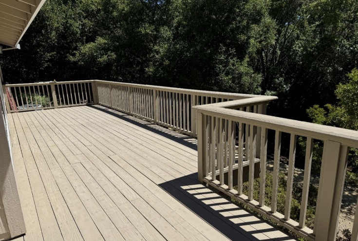 Backyard deck